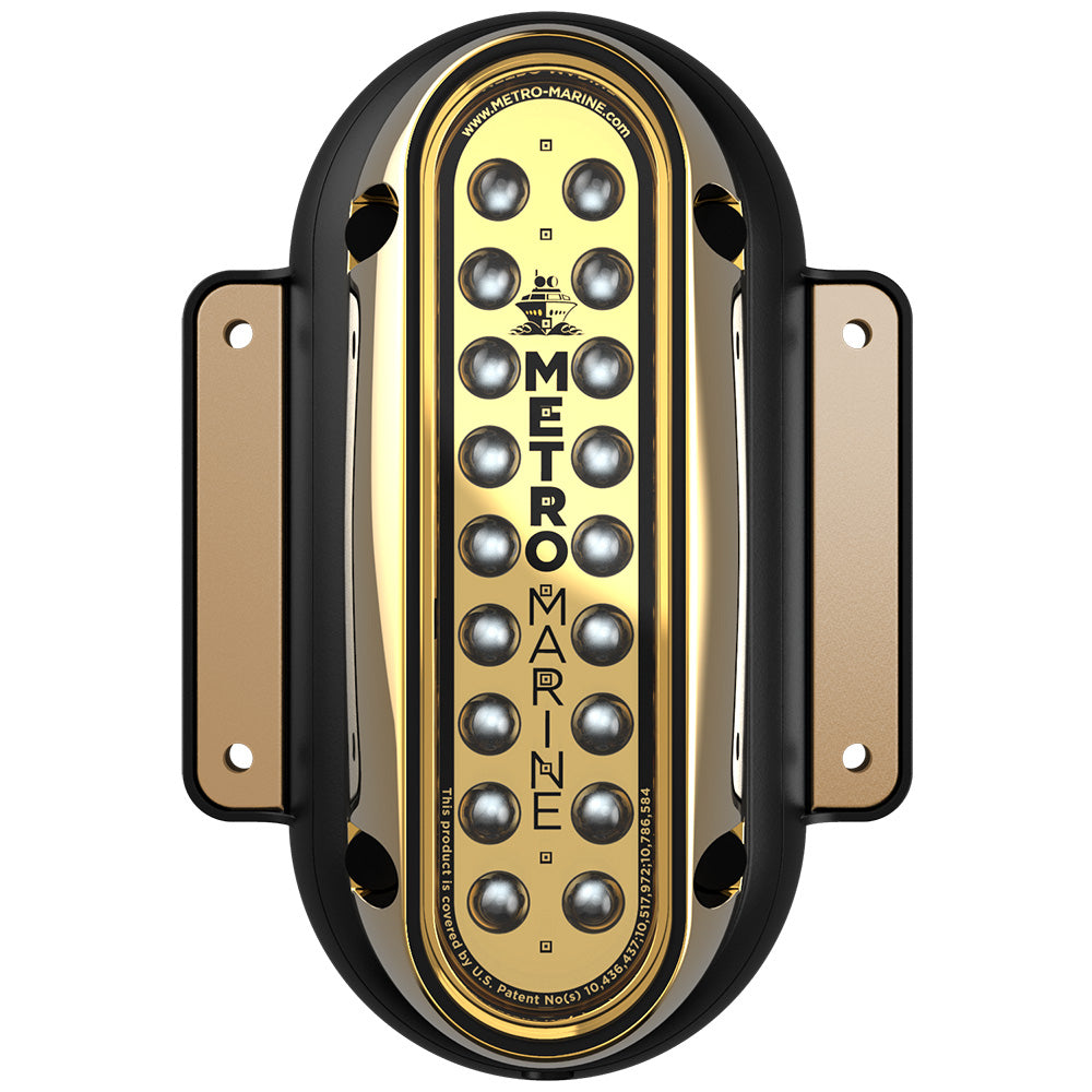 Metro Marine High-Output Vertical Surface Mount Light w/Intelligent Monochromatic LEDs - Green, 45 Beam [F-SME1-V-G3-45]