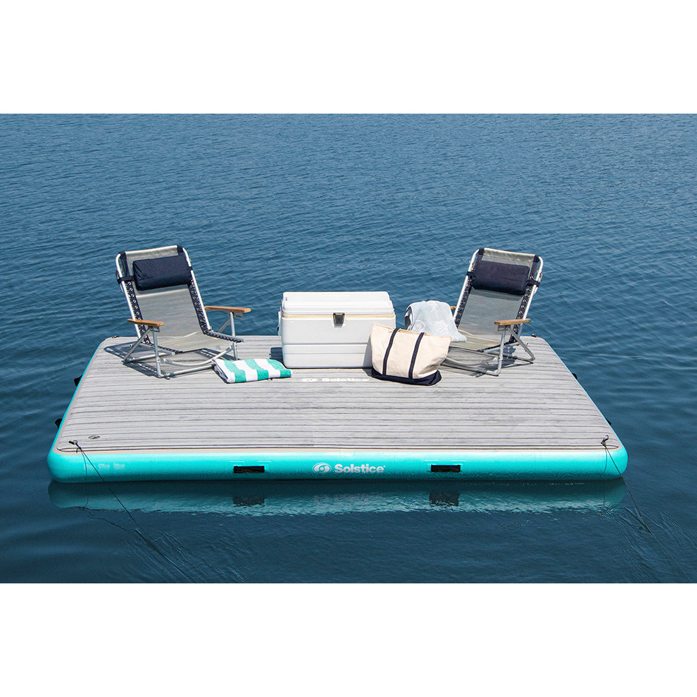 Solstice Watersports 10 x 8 Luxe Dock w/Traction Pad Ladder [38810]