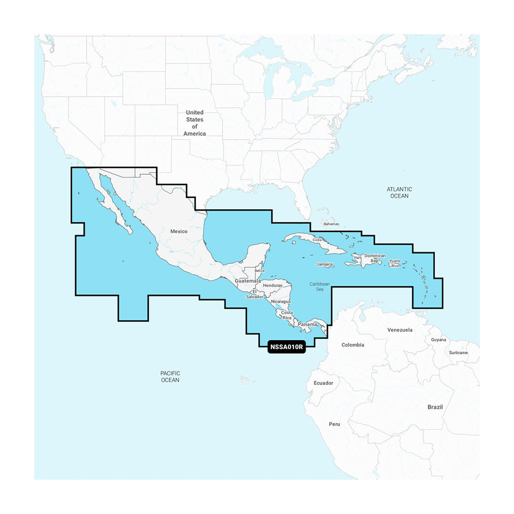 Garmin Navionics+ NSSA010R Central America Caribbean [010-C1451-20]