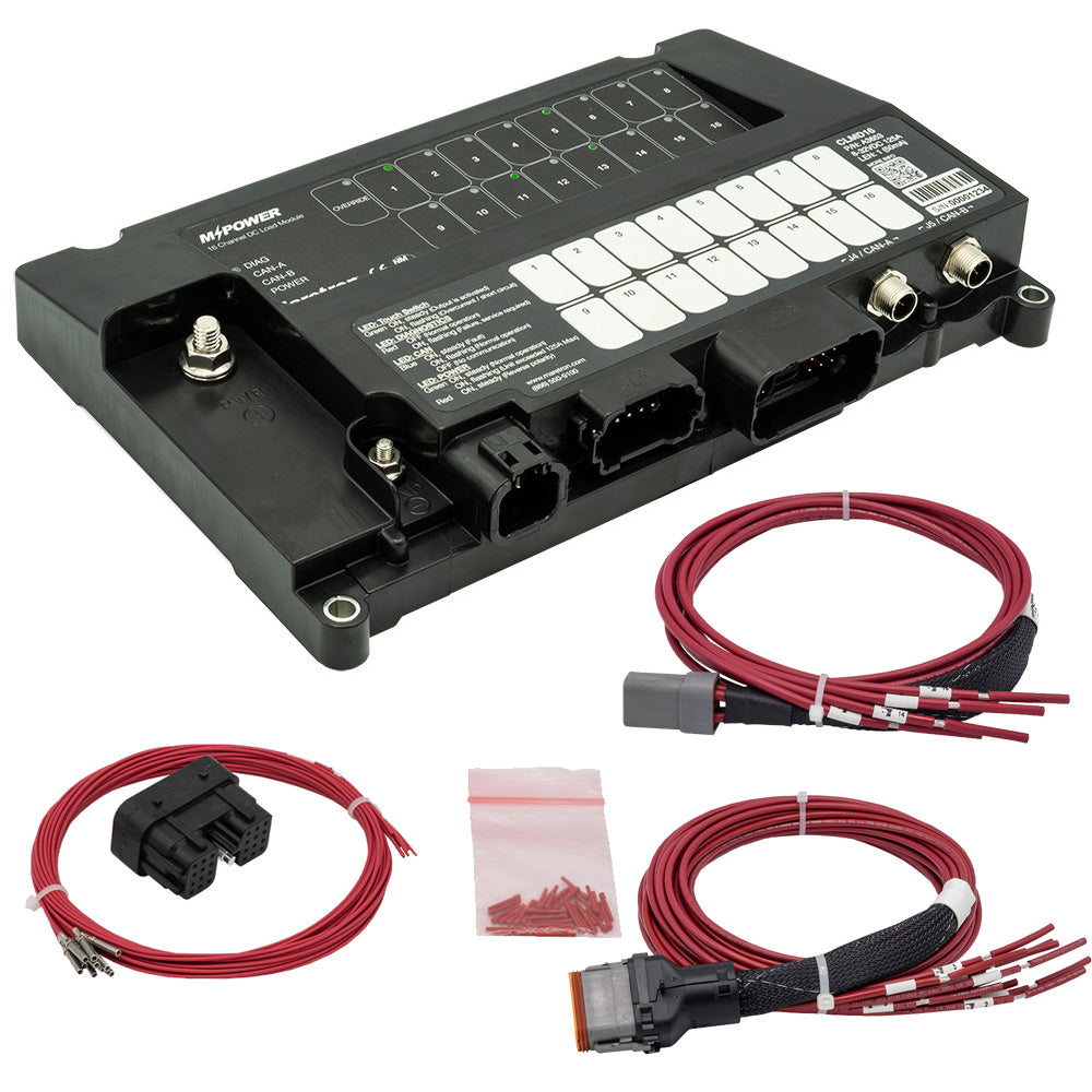 Maretron MPower 16-Channel DC Load Controller Module w/NMEA 2K w/J1 J2 Connectors [CLMD16-R]