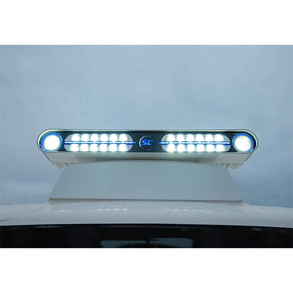 Shadow-Caster Eagle Ray LED Light Bar - White Housing Dual Optics [SCM-EAGLE-RAY-WH]