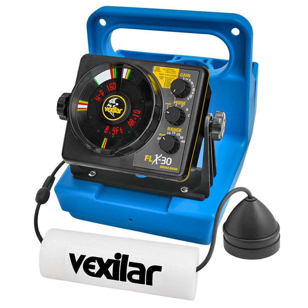 Vexilar FLX-30 Genz Pack w/Broad Band Ice Ducer Vexilar Lithium Battery [GPLI30BB]