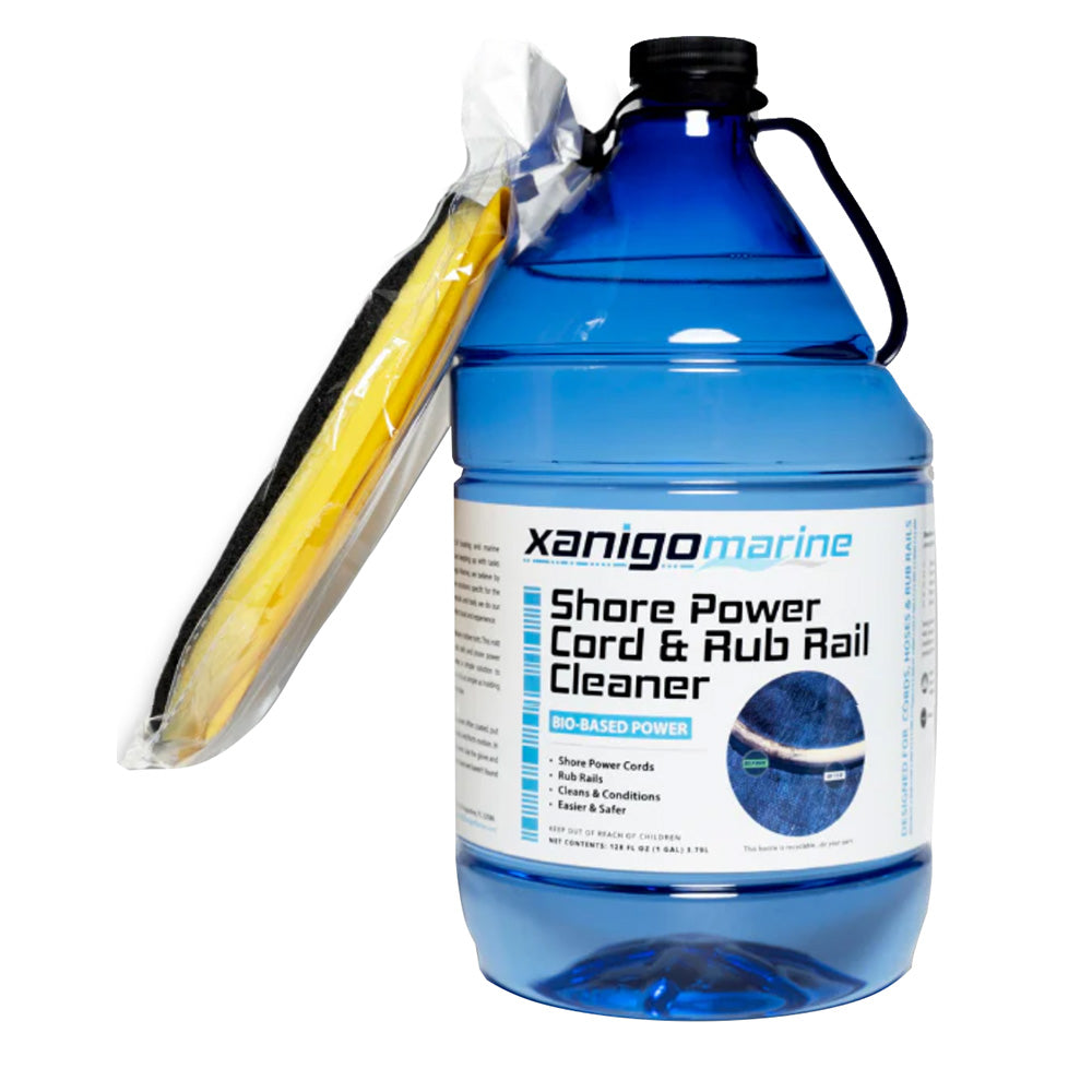 Xanigo Marine Shore Power Cord Rub Rail Cleaner w/Glove - 1 Gallon [XMSPC1G]