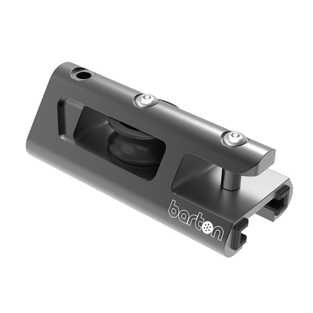 Barton 32mm End Stop Becket Genoa Car Track - Black [32221GTB]