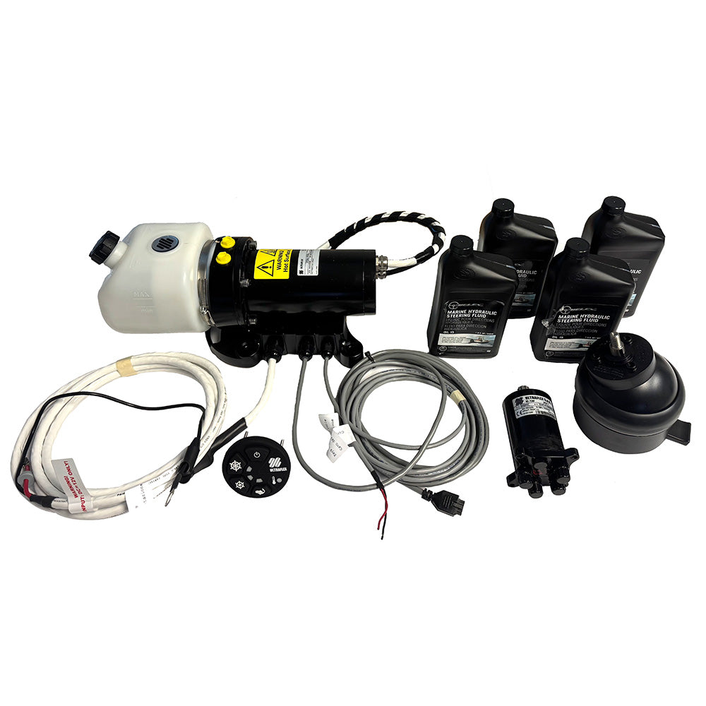 Uflex MasterDrive Steering System - Single Station Retrofit Kit - MasterDrive 40cc Tilt Mount Helm UPMD Power Unit (No Cylinders Included) [MD40T]