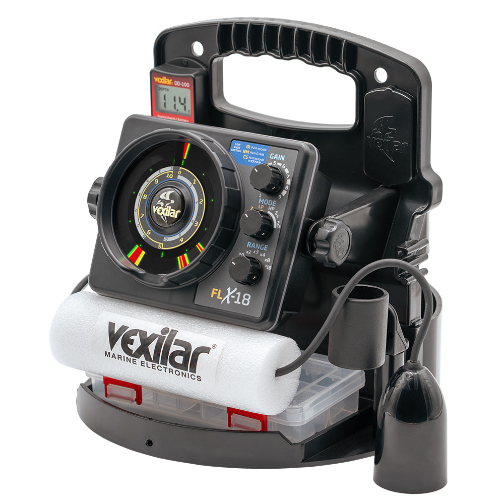 Vexilar FLX-18 Pro Pack II Fishing System w/12 Degree Ice-Ducer DD-100 [PPX1812]