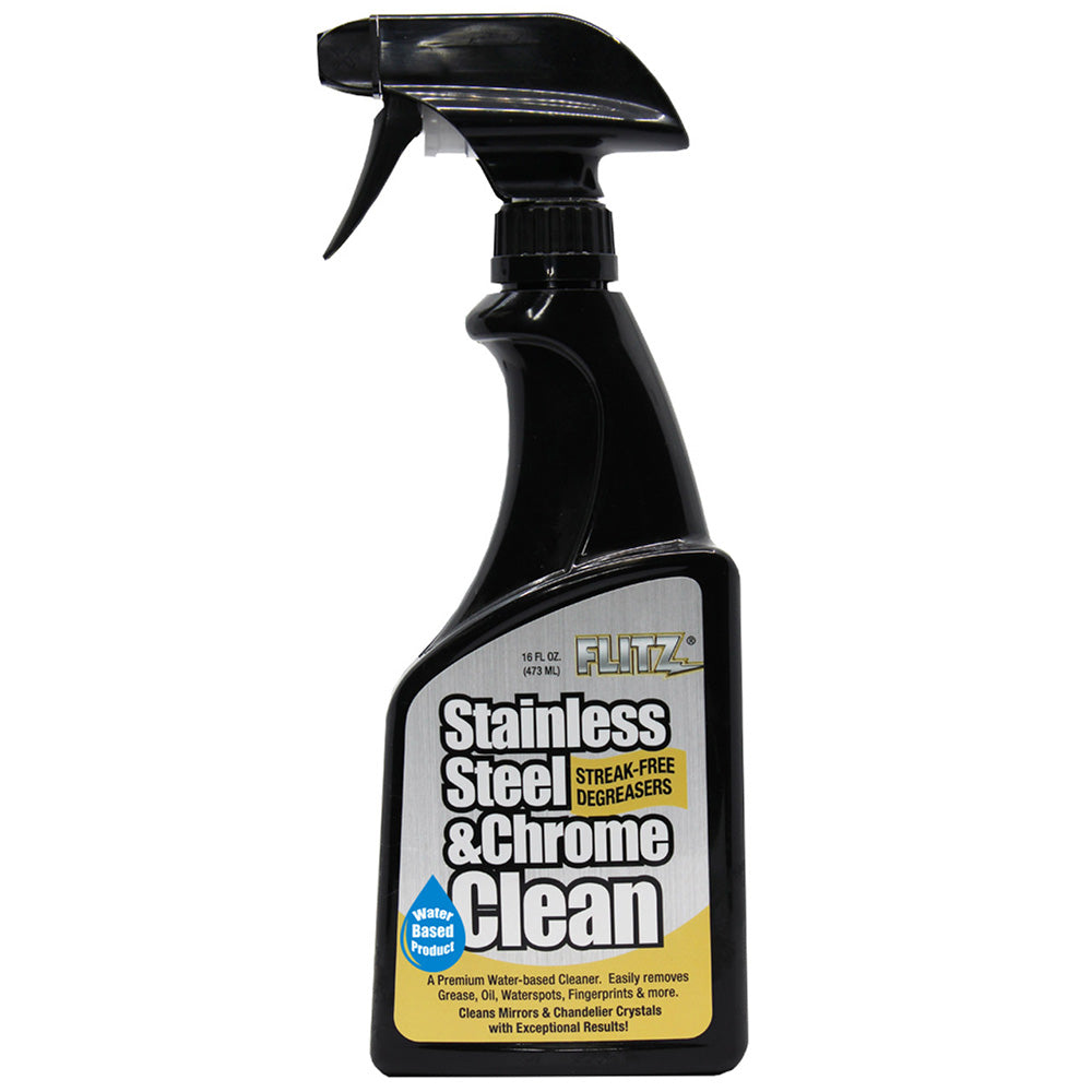 Flitz Stainless Steel Chrome Cleaner w/Degreaser - 16oz [SP01506]