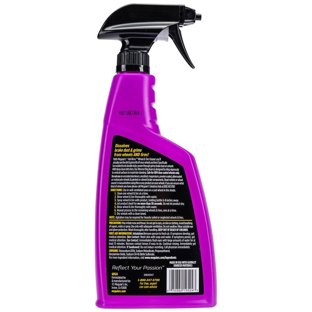 Meguiar's Hot Rims Wheel Tire Cleaner - 24oz [G9524]