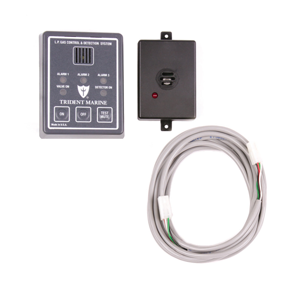 Trident Marine 12/24V Full Detection Panel w/Gas Detector 10' Quick Cable - Solenoid Not Included [1300-7760]