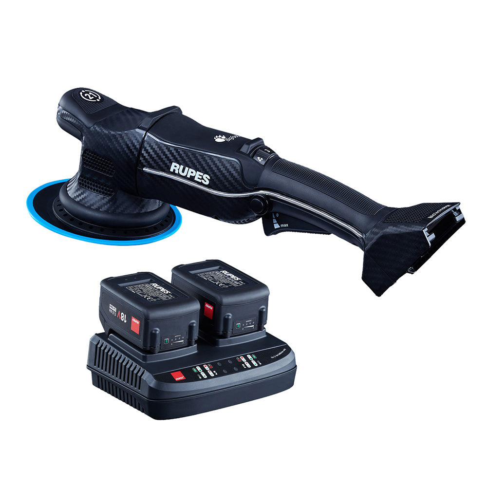 RUPES Random Orbital Polisher Bigfoot HLR21 iBrid Tool Plus Charger 2-Batteries [HLR21/CB2/STD]