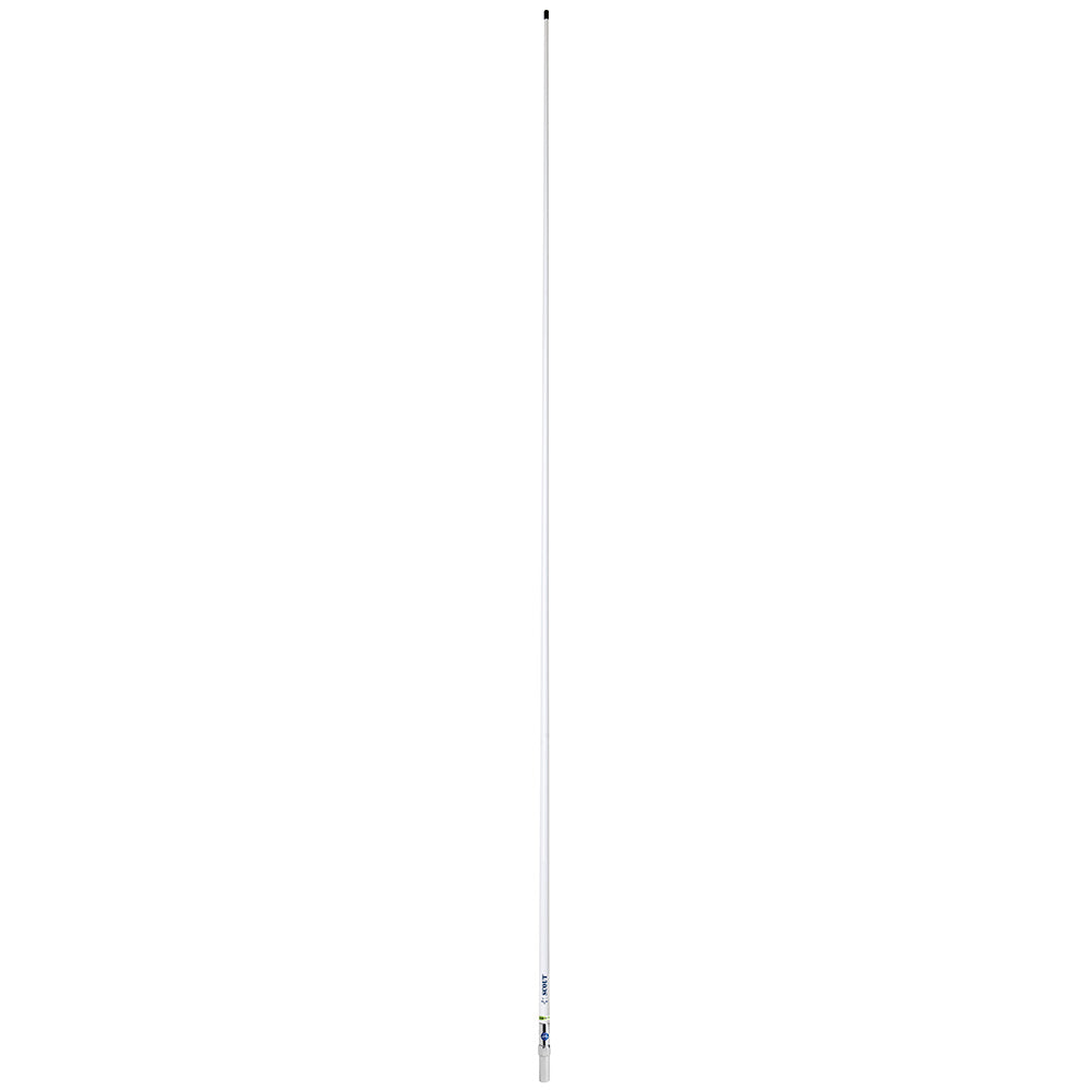 Scout 8' QuickFit White VHF Antenna w/5M Cable + FME Quick 6 Foam Filled 6db Solid Brass Copper Element [PF AN NVHF00040T]