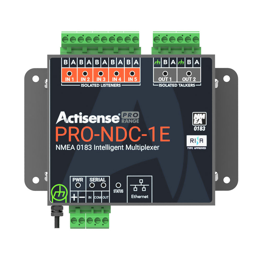 Actisense PRO NMEA 0183 Multiplexer - 5 Inputs 2 ISO-Drive Outputs, Ethernet Serial Connections [PRO-NDC-1E]