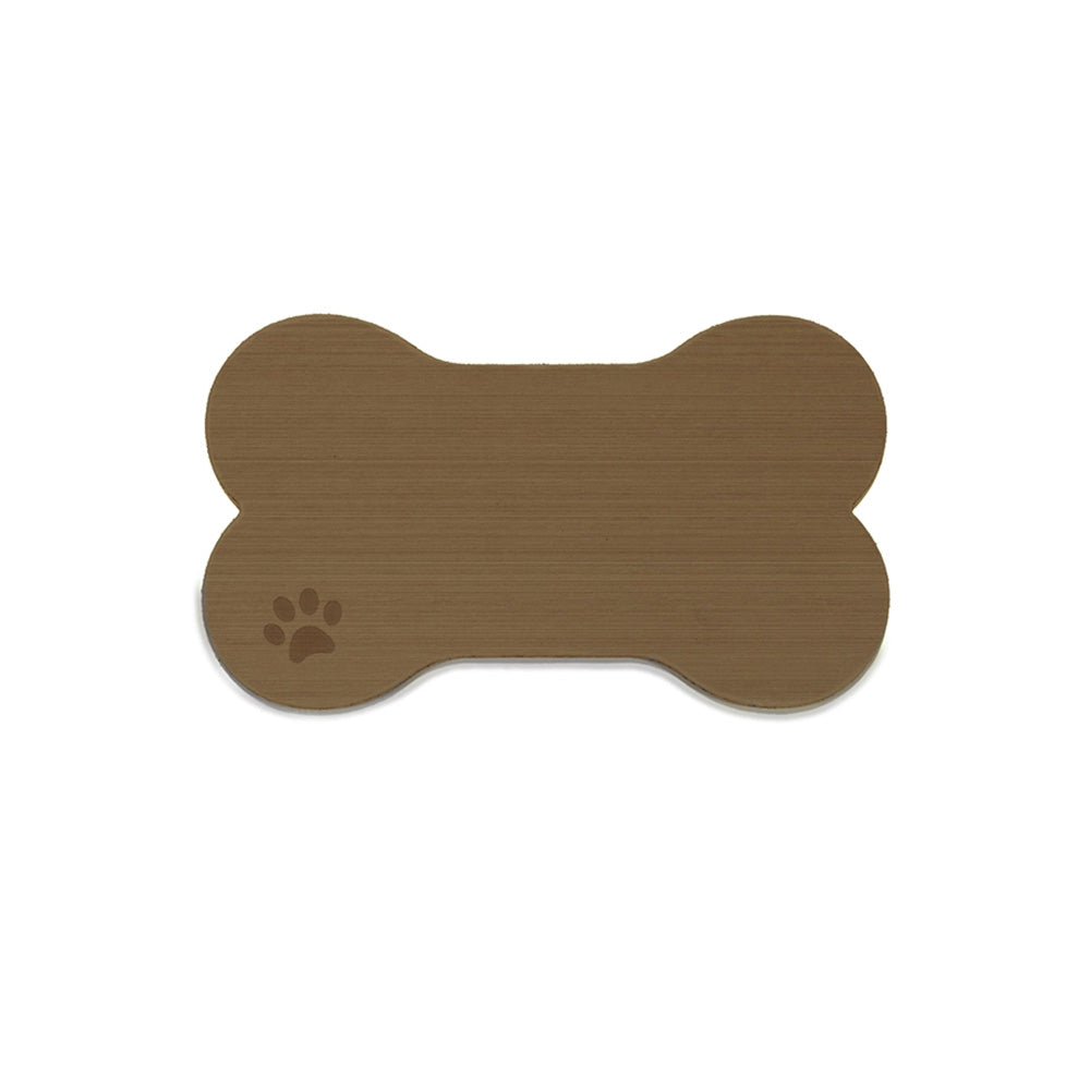 SeaDek Dog Bowl Mat - Cappuccino/Black - Small - 12