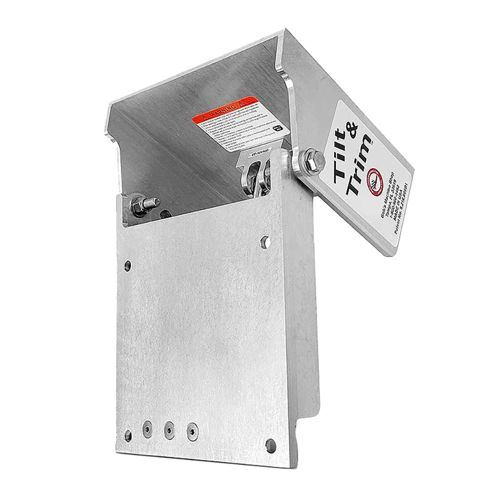 Bob's Machine Action Series Tilt Trim f/Clamp on Motors - Silver - 30HP [100-701100-NOPC]