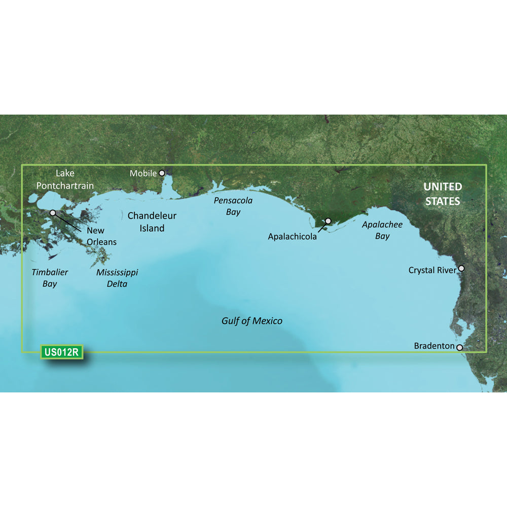 Garmin BlueChart g3 Vision HD - VUS012R - Tampa - New Orleans - microSD/SD [010-C0713-00]