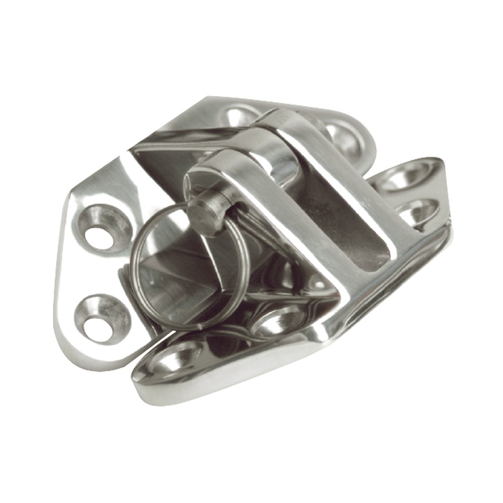 Whitecap Angled Base Hatch Hinge - 316 Stainless Steel - 3