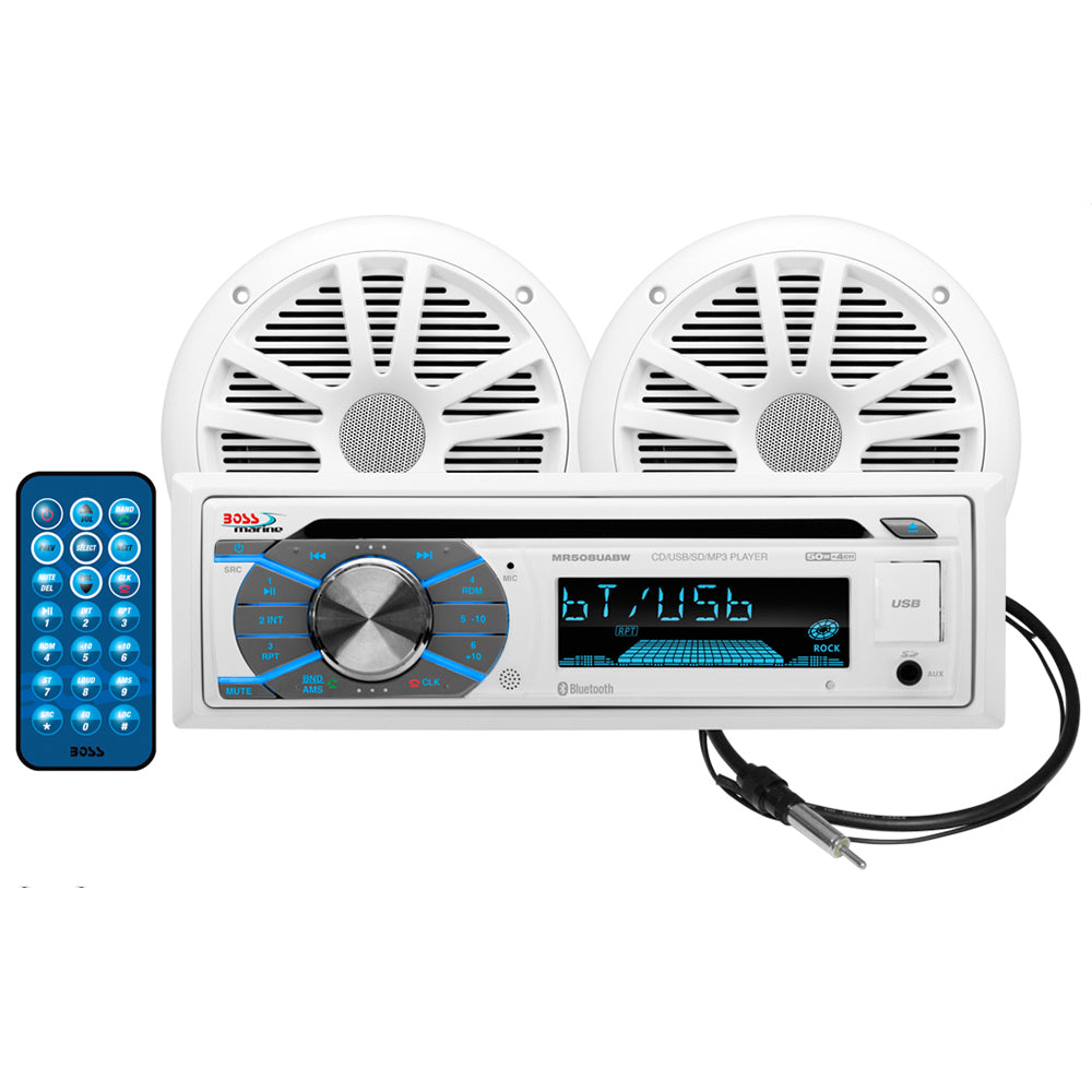 Boss Audio MCK508WB.6 Marine Stereo 6.5