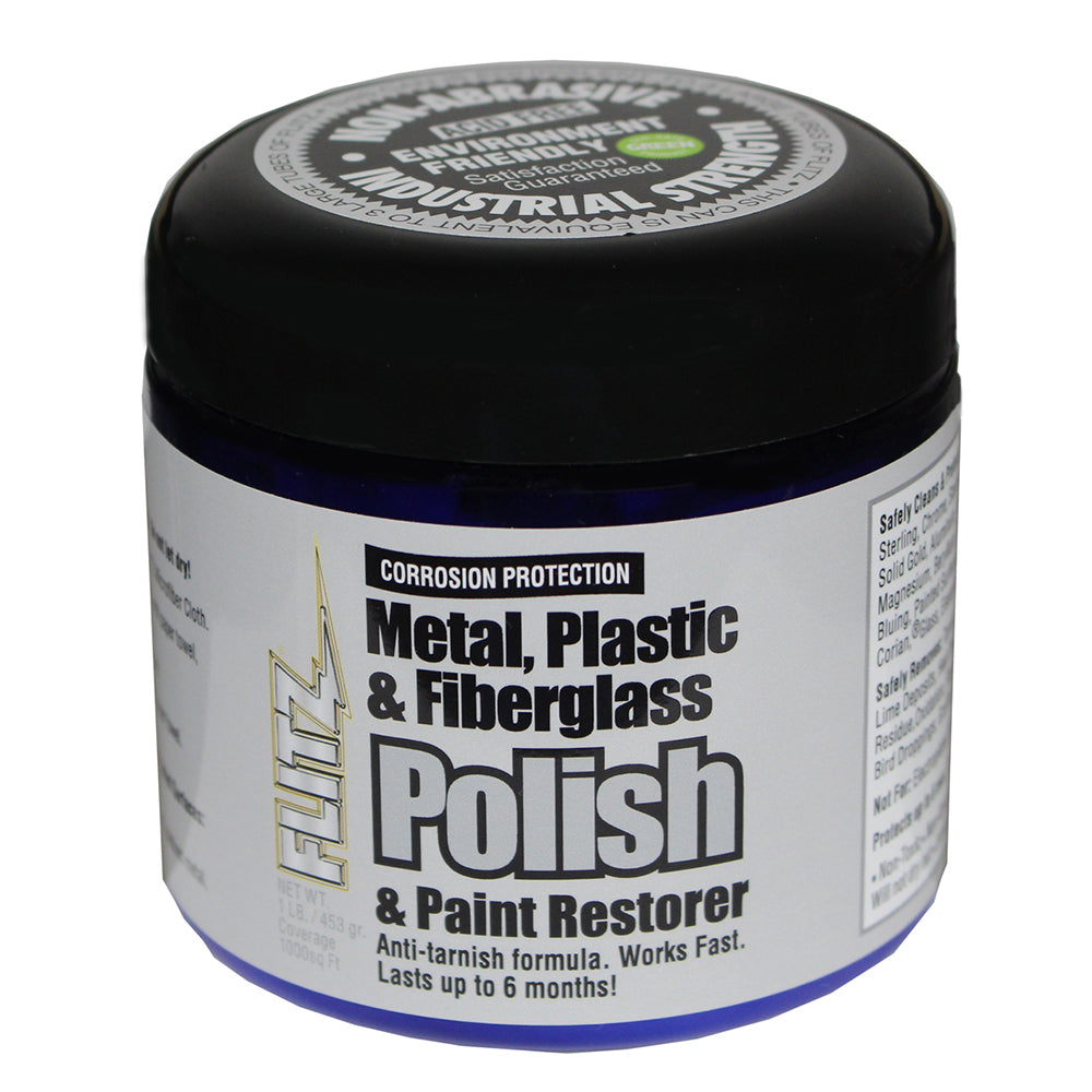 Flitz Metal, Plastic Fiberglass Polish Paste - 1.0lb [CA 03516-6]