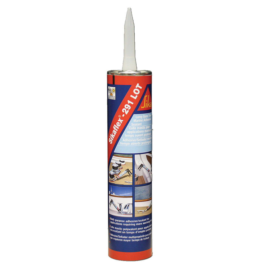 Sika Sikaflex 291 LOT Slow Cure Adhesive Sealant 10.3oz(300ml) Cartridge - White [90925]