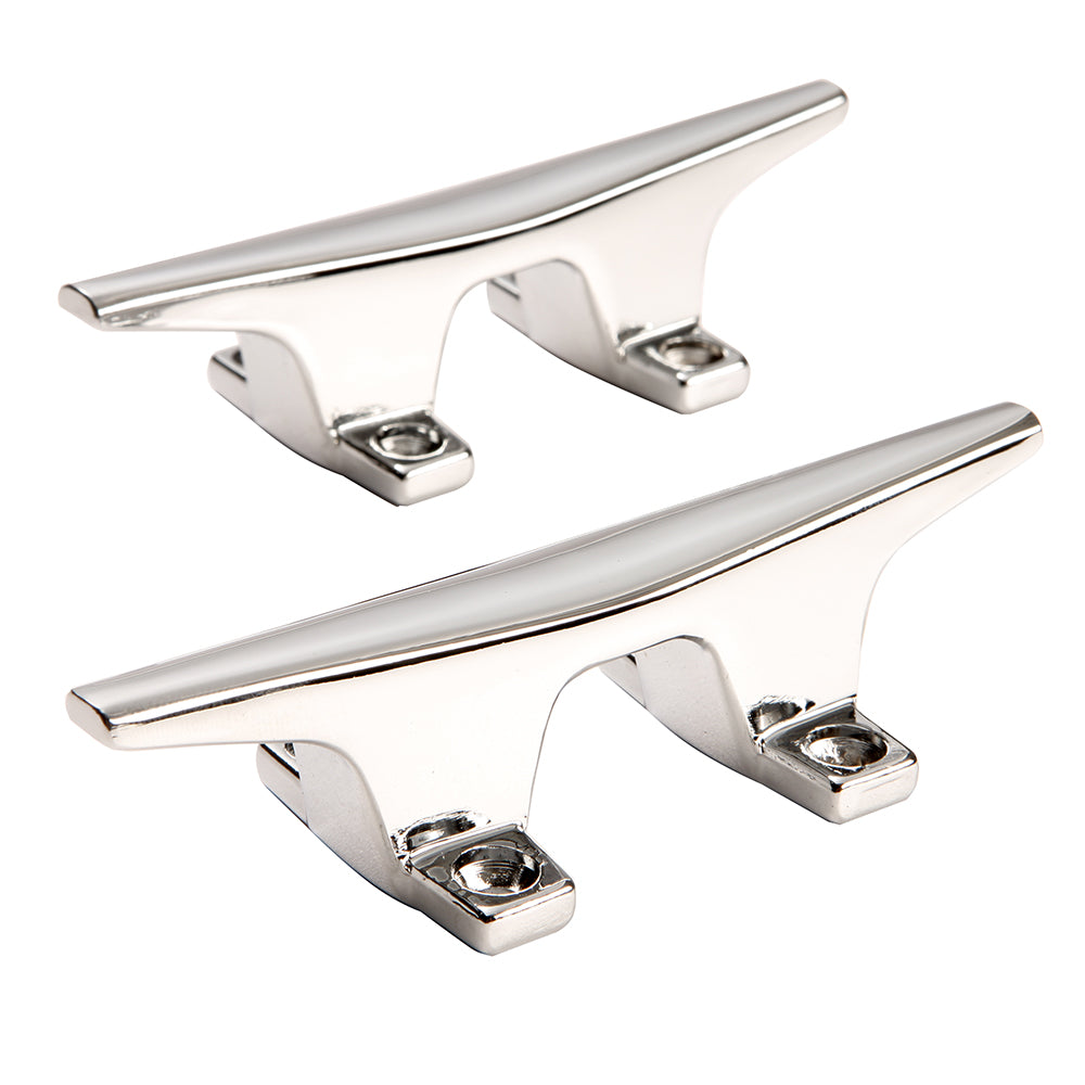 Attwood ZAMAK Chrome Plated Zinc Cleats - Pair - 4-1/2