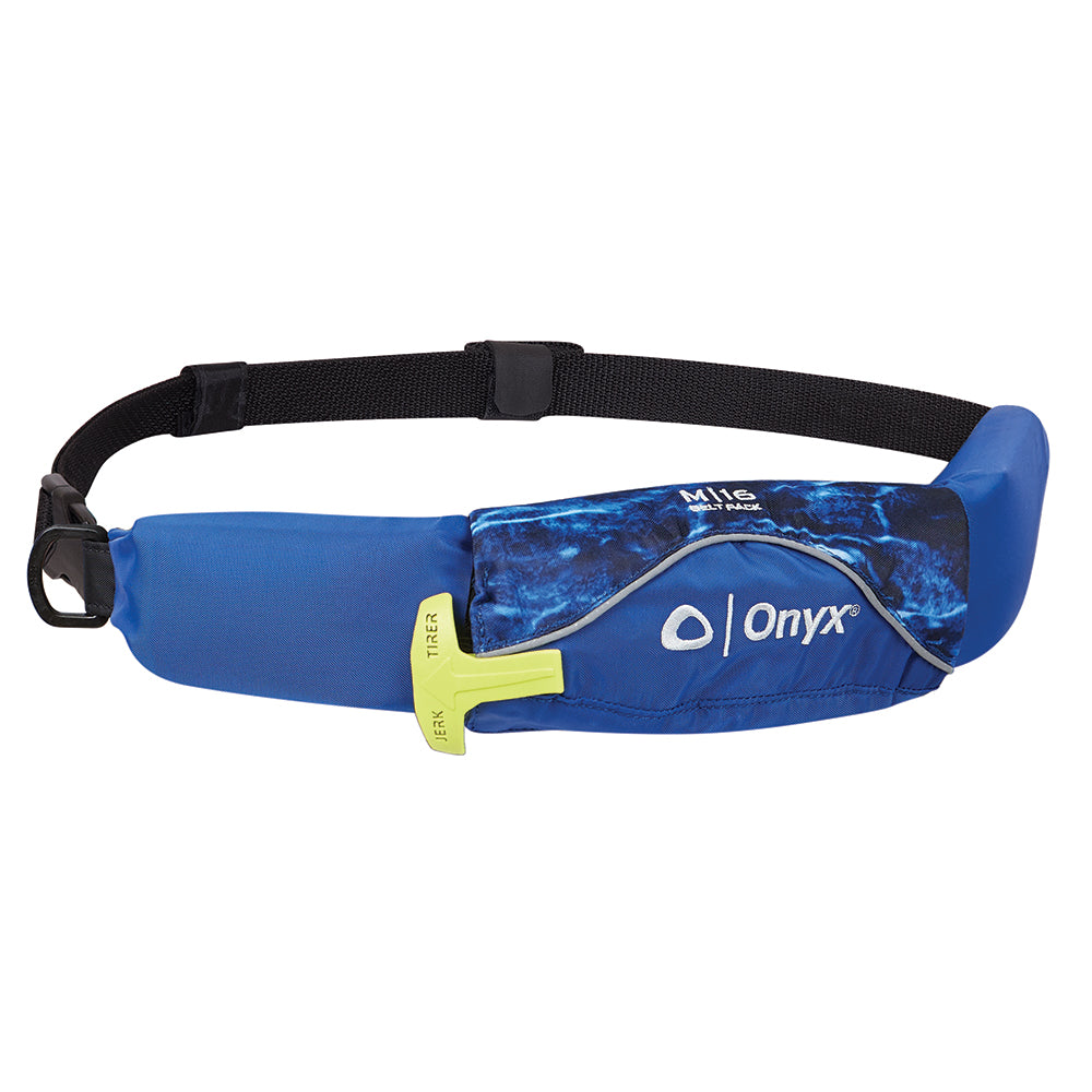 Onyx M-16 Manual Inflatable Belt Pack (PFD) - Mossy Oak Elements [130900-855-004-19]