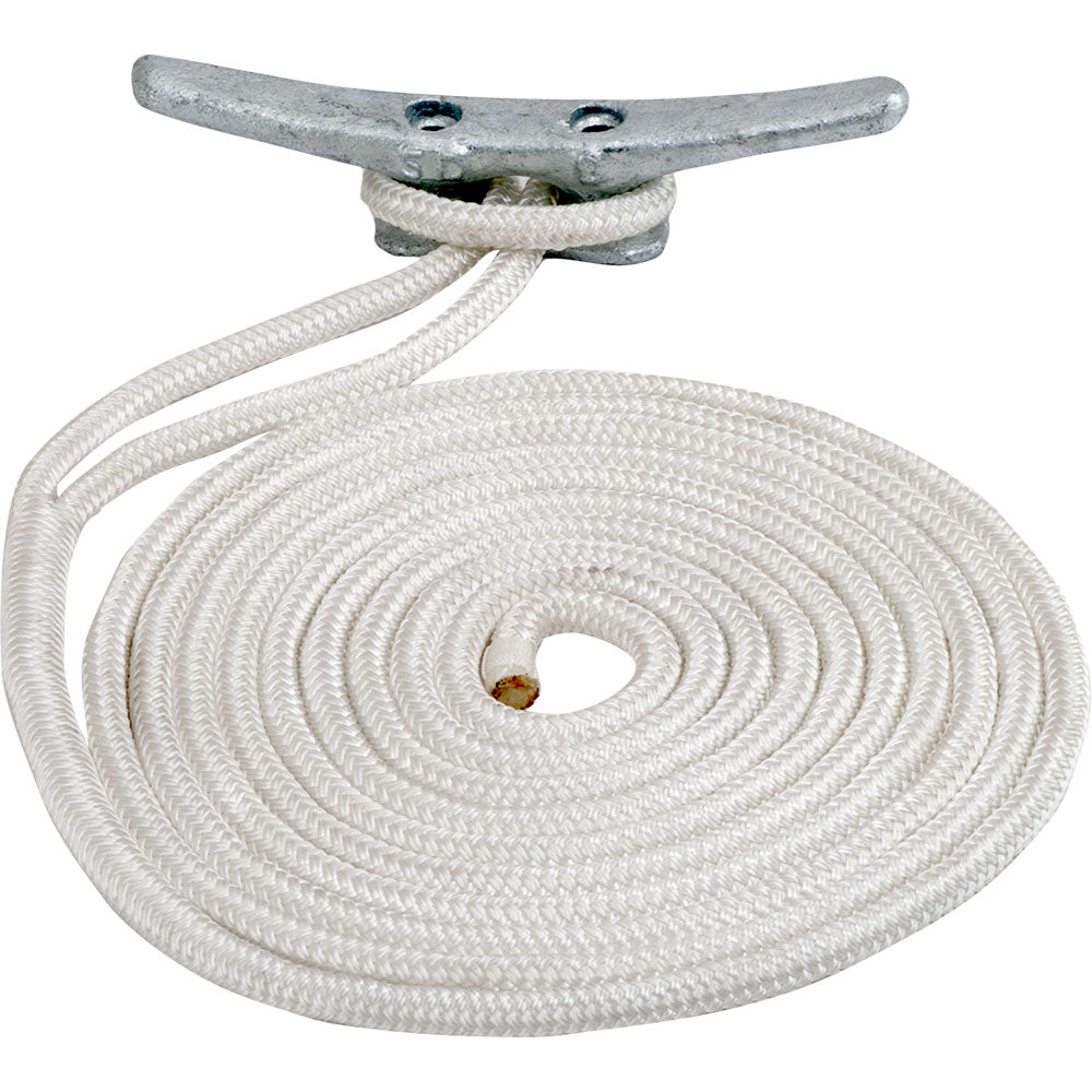 Sea-Dog Double Braided Nylon Dock Line - 3/4