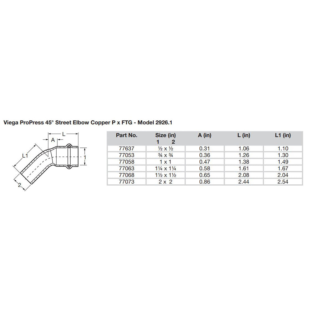 Viega ProPress 3/4