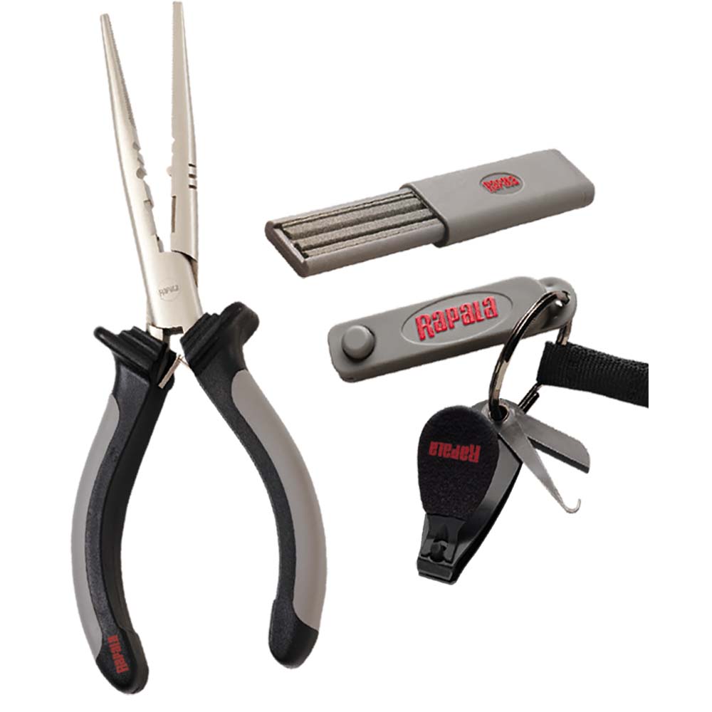 Rapala Combo Pack - Pliers, Clipper, Punch Sharpener [RTC-6PCHS]