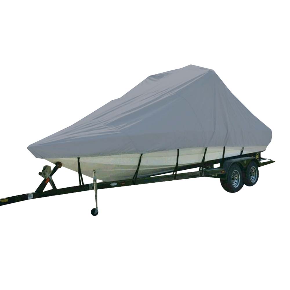 Carver Sun-DURA Specialty Boat Cover f/21.5 Inboard Tournament Ski Boats w/Tower Swim Platform - Grey [81121S-11]