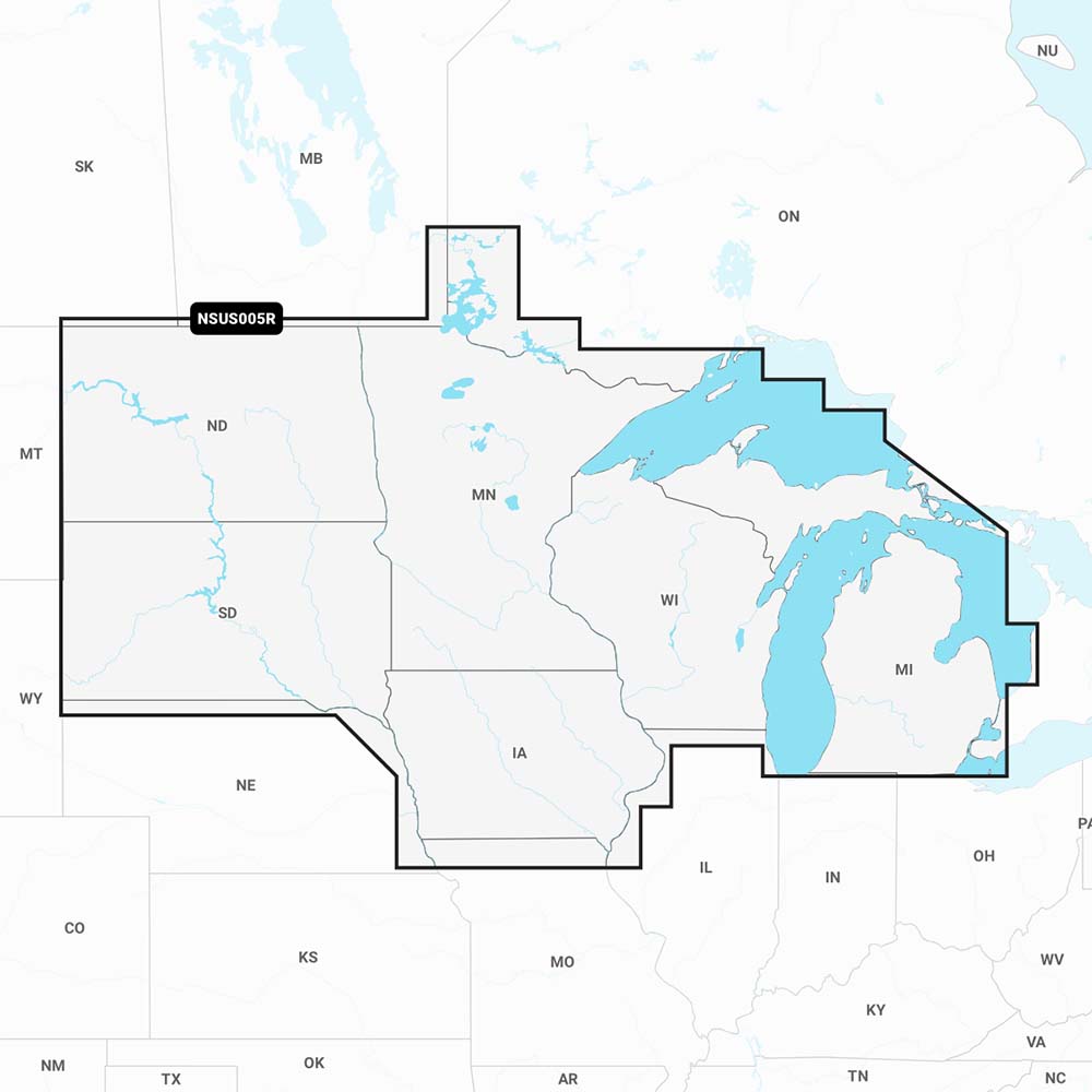 Garmin Navionics+ NSUS005R U.S. North Great Lakes [010-C1289-20]