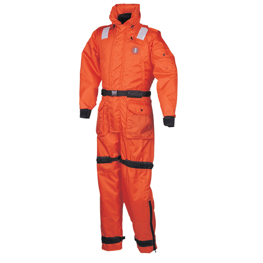 Mustang Deluxe Anti-Exposure Coverall Work Suit - Orange - Medium [MS2175-2-M-206]