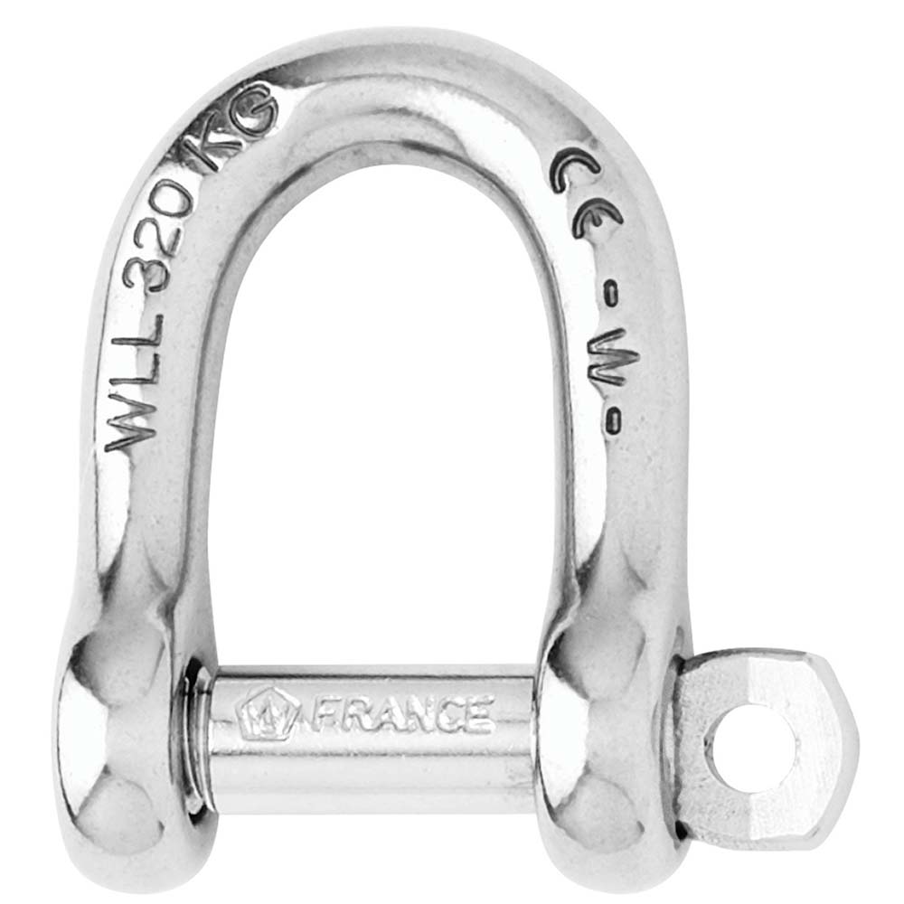 Wichard Self-Locking D Shackle - Diameter 5mm - 3/16