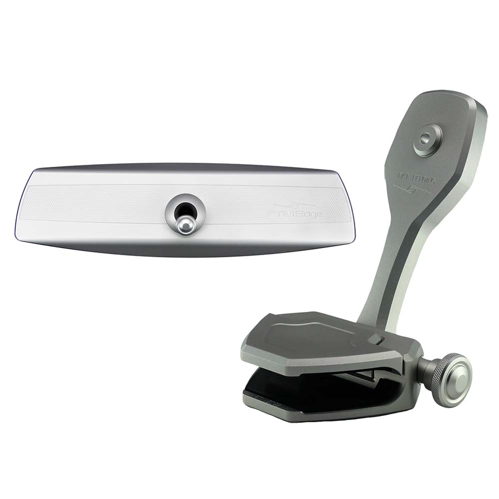 PTM Watersports Mirror/Bracket Kit w/VR-140 Elite Mirror ZXR-360 (Silver) [P12848-1360TEBCL]