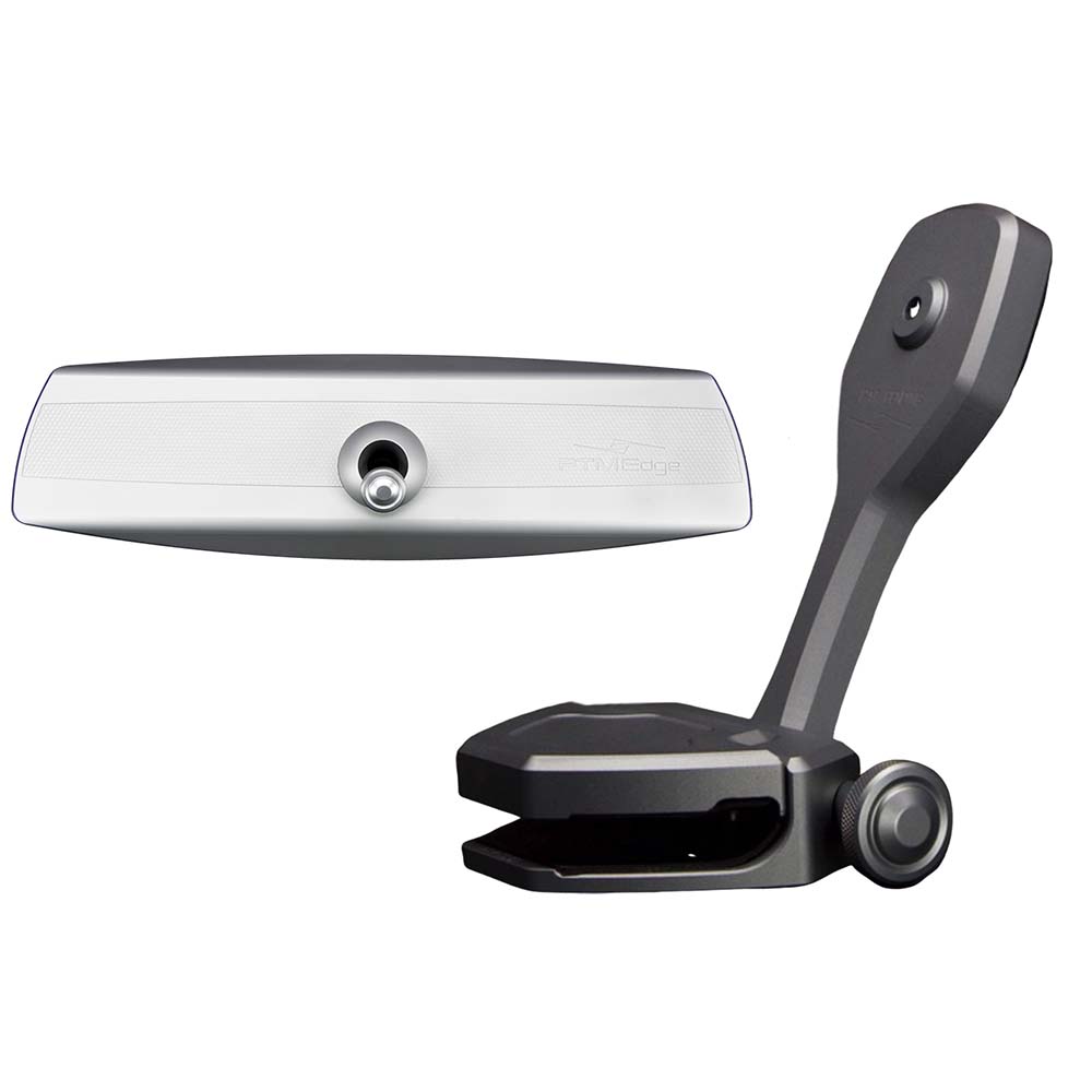 PTM Watersports Mirror/Bracket Kit w/VR-140 Elite Mirror ZXR-360 (Titanium Grey) [P12848-1360TEBGR]
