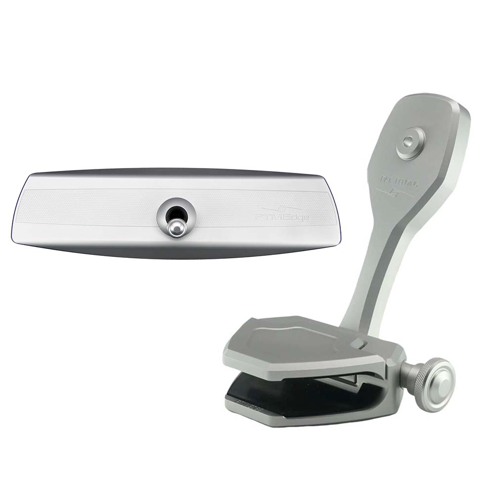PTM Watersports Mirror/Bracket Kit w/VR-140 Elite Mirror ZXR-361 (Silver) [P12848-1361TEBCL]
