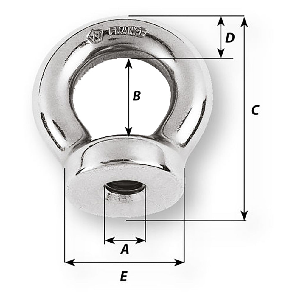 Wichard 5/16 Eye Nut - 21/32