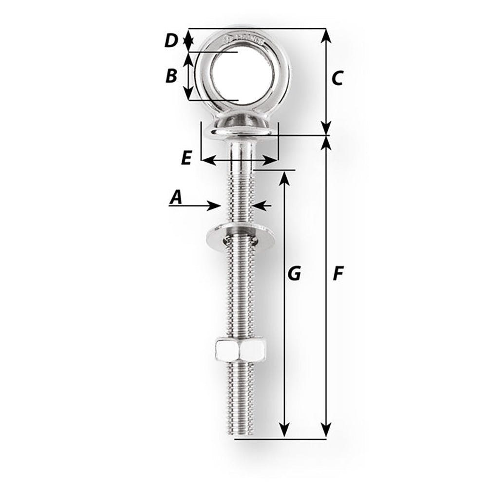 Wichard Eye Bolt - Diameter 9/16