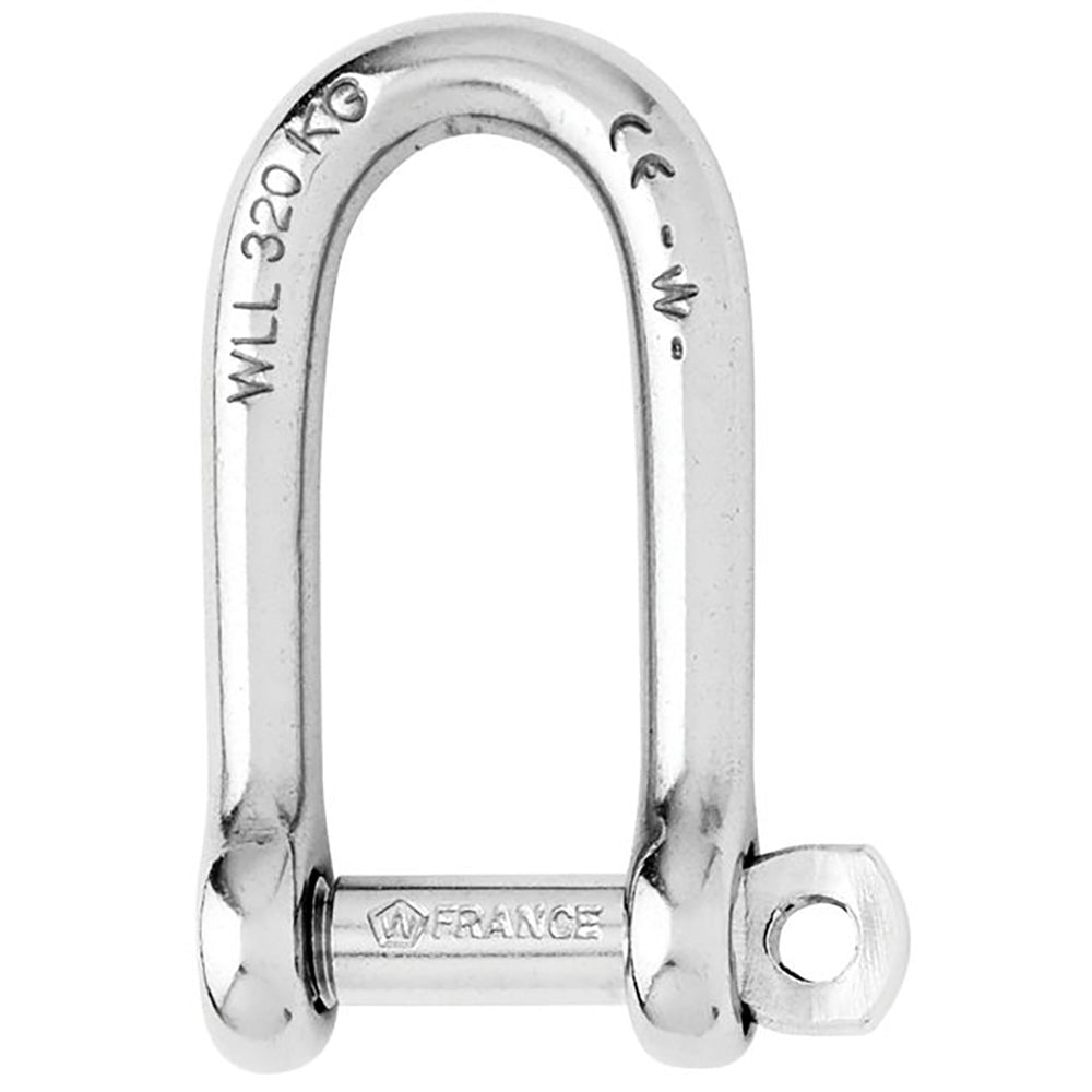 Wichard Self-Locking Long D Shackle - 10mm Diameter - 13/32