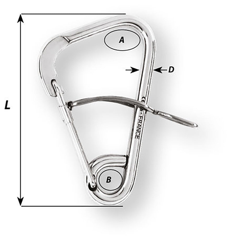 Wichard Automatic Mooring Hook - 170mm Length - 6-11/16