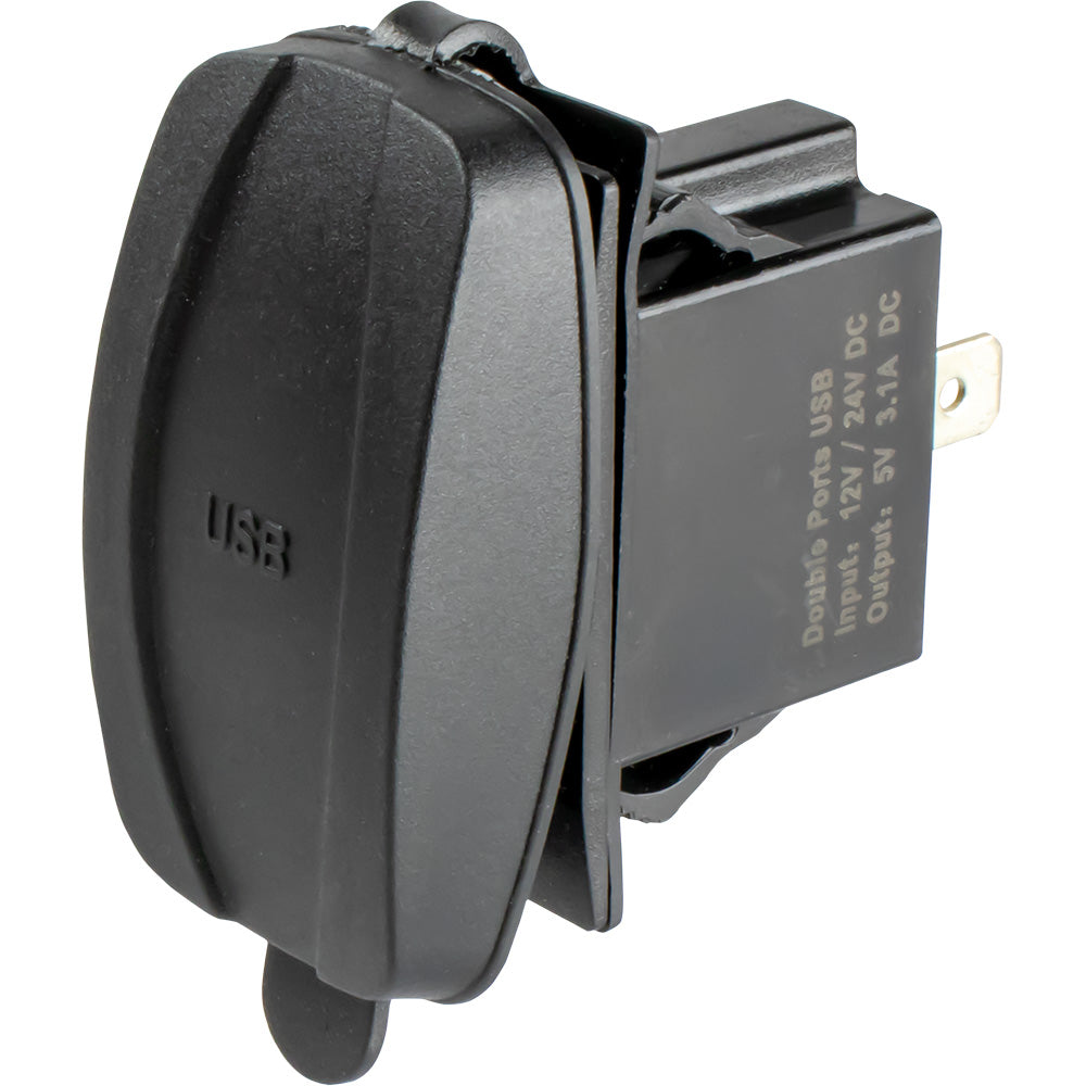 Sea-Dog USB USB-C Rocker Switch Style Power Socket [426521-1]