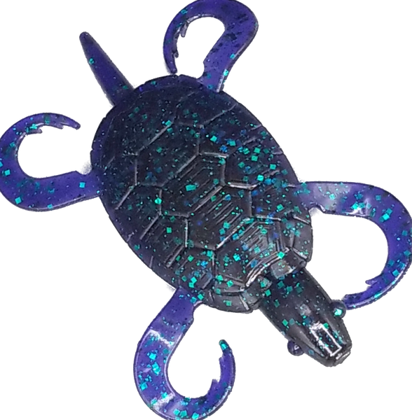 Original Doomzday Turtle 3 in. Soft Plastic Fishing Lure 5-Pk